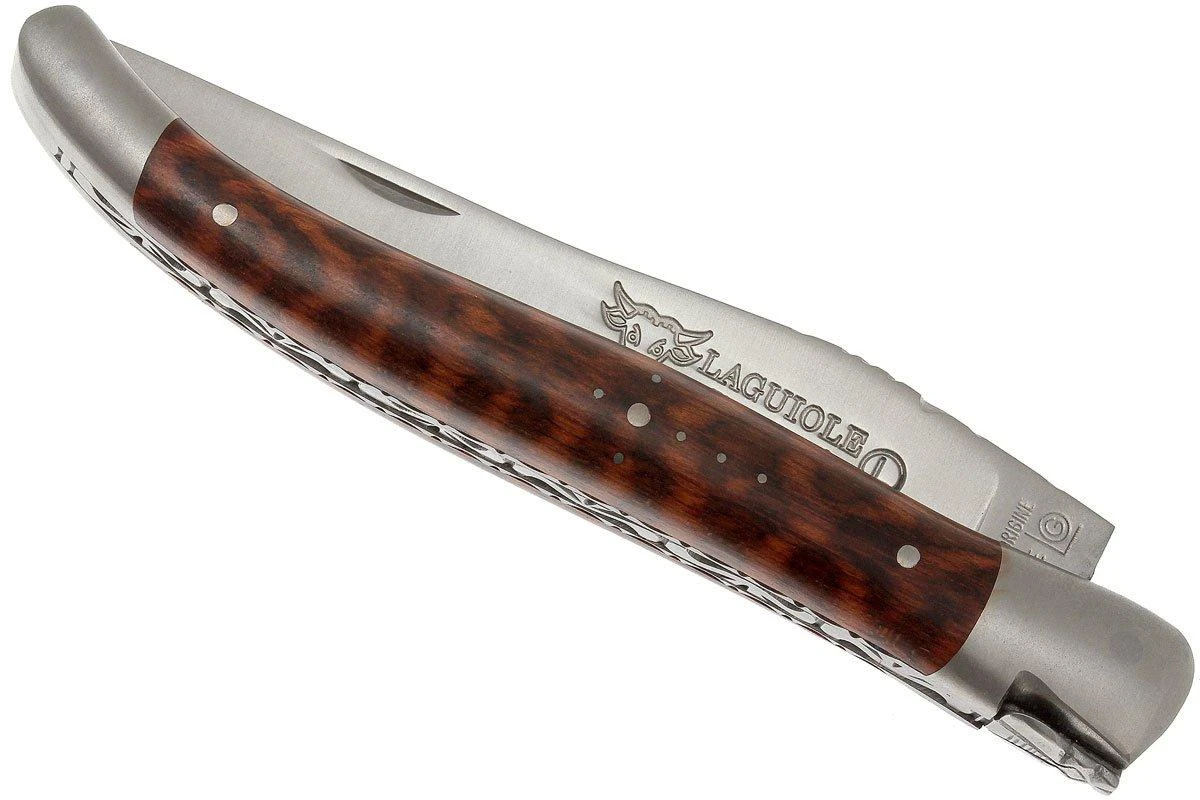 Laguiole En Aubrac HP 12cm Snakewood Limado A Mano L0212AMH-FSI1 5 Laguiole En Aubrac HP 12cm Snakewood Limado A Mano L0212AMH-FSI1 - Imagen 3