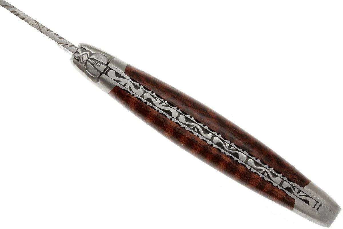 Laguiole En Aubrac HP 12cm Snakewood Limado A Mano L0212AMH-FSI1 8 Laguiole En Aubrac HP 12cm Snakewood Limado A Mano L0212AMH-FSI1 - Imagen 6
