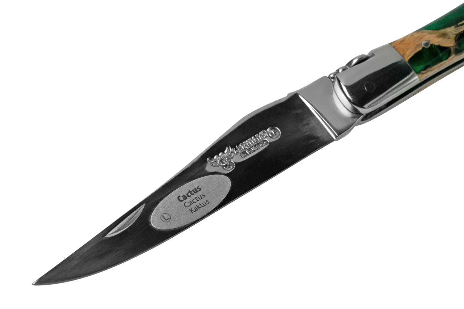 Laguiole En Aubrac Green Cholla Cactus L0212CA9IF Madera De Cactus, Pulida, Laguiole Navaja, 12 Cm 5 Laguiole En Aubrac Green Cholla Cactus L0212CA9IF Madera De Cactus, Pulida, Laguiole Navaja, 12 Cm - Imagen 3