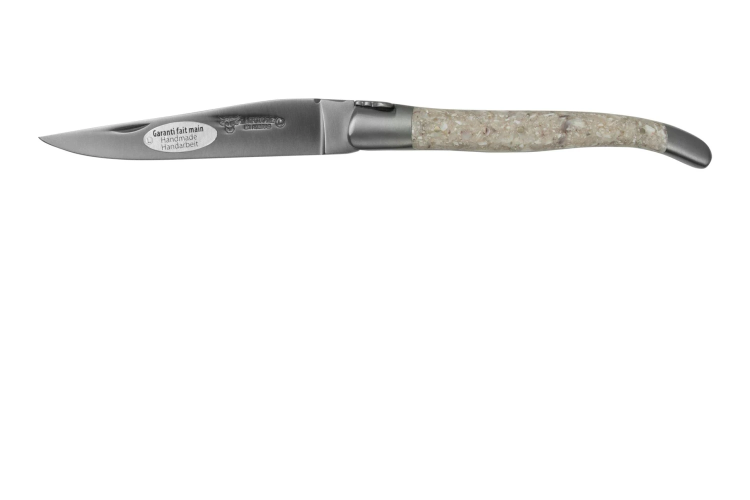 Laguiole En Aubrac Oyster L0212CQH Cáscara De Almeja, Mate, Navaja Laguiole, 12 Cm 3 Laguiole En Aubrac Oyster L0212CQH Cáscara De Almeja, Mate, Navaja Laguiole, 12 Cm