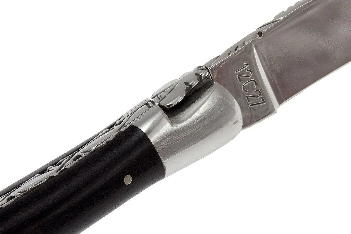 Laguiole En Aubrac HP 12cm De Madera De ébano Limado A Mano L0212EBH-FSI1 6 Laguiole En Aubrac HP 12cm De Madera De ébano Limado A Mano L0212EBH-FSI1 - Imagen 4