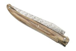 Laguiole En Aubrac Le Perlé 12 Cm L0512WA6J3DB Balbach Damast Full Handle Madera De Haya -Viper Ventas AUL0512WA6J3DB 04 laguioleaubrac