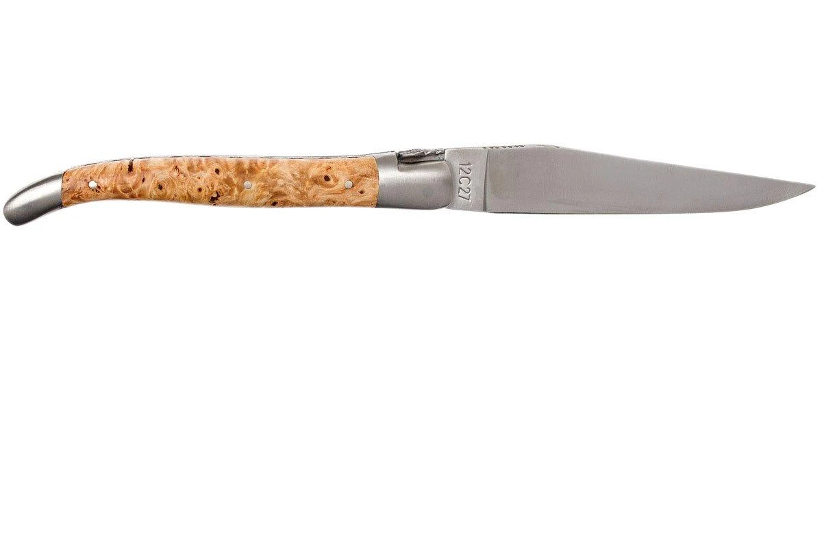 Laguiole En Aubrac 12cm Double Plates, De Madera De Castaño Limado A Mano, L0712NWI-FSB1 4 Laguiole En Aubrac 12cm Double Plates, De Madera De Castaño Limado A Mano, L0712NWI-FSB1 - Imagen 2