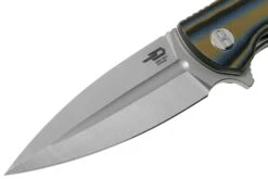 Bestech Fin BG34D-1 Satinado, Negro-Azul-Marròn G10 Navaja -Viper Ventas BHBG34D 1 03 bestech