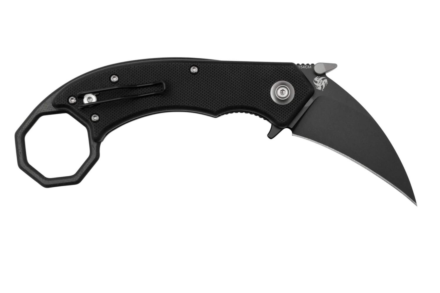 Böker Plus HEL Karambit 01BO515, 154CM, All Black Navaja, Alessandra De Santis Design 4 Böker Plus HEL Karambit 01BO515, 154CM, All Black Navaja, Alessandra De Santis Design - Imagen 2