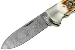 Böker Scout Spearpoint Stag Damascus 112201DAM Cuerno De Ciervo, Navaja -Viper Ventas BO112201DAM 03 boker