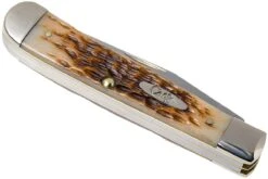 Case Trapper Amber Jigged Bone, 00164, 6254 SS Navaja -Viper Ventas CE164 05 case ce164 05