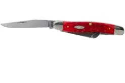 Case Medium Stockman Dark Red Bone, Peach Seed Jig, 31951, 6318 CV Navaja -Viper Ventas CE31951 03 case