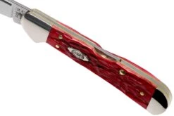 Case Copperhead Dark Red Bone, Peach Seed Jig, 31954, 61749L CV Navaja -Viper Ventas CE31954 07 case