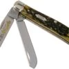 Case Mini Trapper Pocket Worn Olive Green Bone, Peach Seed, 38194, 6207 SS Navaja -Viper Ventas CE38194 01 case knives