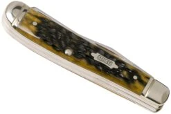 Case Mini Trapper Pocket Worn Olive Green Bone, Peach Seed, 38194, 6207 SS Navaja 9 Case Mini Trapper Pocket Worn Olive Green Bone, Peach Seed, 38194, 6207 SS Navaja -Viper Ventas CE38194 04 case knives