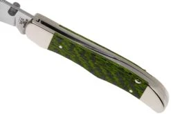 Case Kickstart Mid Folding Hunter Green & Black Carbon Fibre-G10 Weave Smooth, 50711, 101265AC SS Navaja -Viper Ventas CE50711 07 case