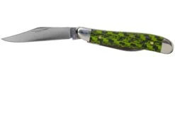 Case Peanut Green & Black Carbon Fiber-G10 Weave Smooth, 50714, 10220 SS Navaja -Viper Ventas CE50714 03 case