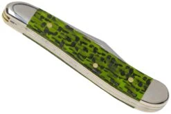 Case Peanut Green & Black Carbon Fiber-G10 Weave Smooth, 50714, 10220 SS Navaja -Viper Ventas CE50714 04 case