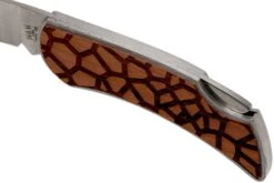Case X Woodchuck Executive Lockback Brushed Stainless, Giraffe, 64320, M1300L SS Navaja -Viper Ventas CE64320 06 case knives