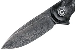 Civivi Elementum C907C-DS2 Damascus, Shredded Silver Carbon Fibre Navaja -Viper Ventas CIC907C DS2 03 civivi