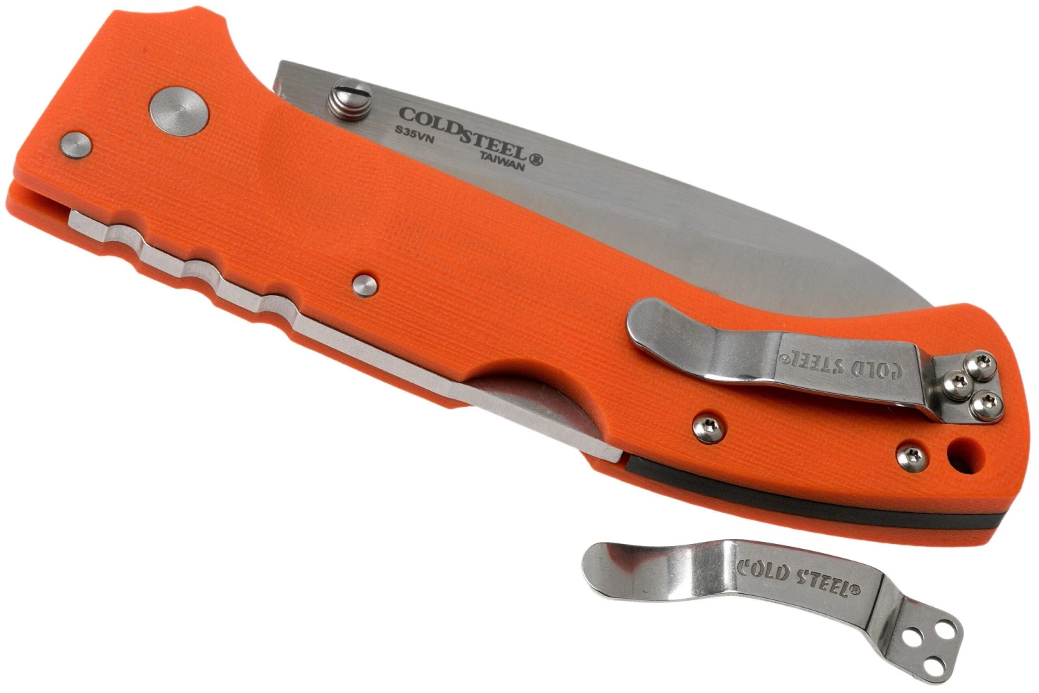 Cold Steel Ultimate Hunter 30URY S35VN Orange Plain Edge Navaja 6 Cold Steel Ultimate Hunter 30URY S35VN Orange Plain Edge Navaja - Imagen 4