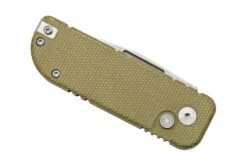 Black Fox NU-BOWIE, Stonewashed D2 Blade, OD Green Micarta Navaja -Viper Ventas FOBF 758MI 06 blackfox