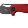 Black Fox Puck BF-761R Blackwashed D2 Red G10, Navaja