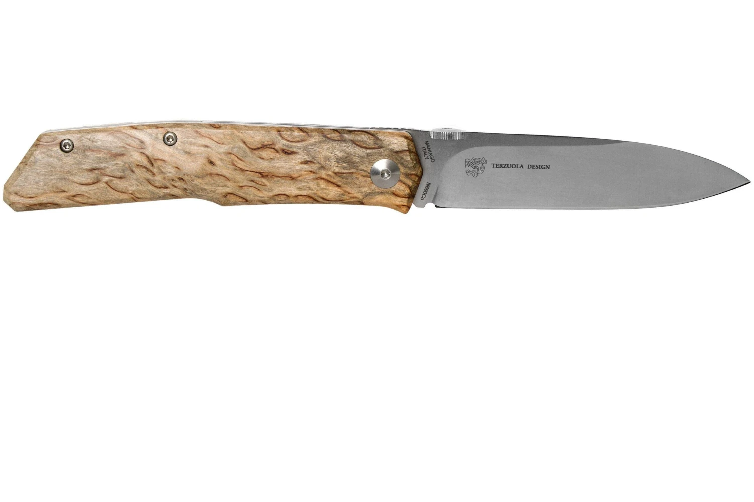 Fox Knives FX-525BE Curly Birch Navaja, Bob Terzuola Design 4 Fox Knives FX-525BE Curly Birch Navaja, Bob Terzuola Design - Imagen 2