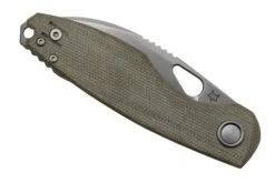 Fox Chilin FX-530-MOD Stonewashed M398, OD Green Micarta Navaja, Diseño Jesper Voxnaes -Viper Ventas FOFX 530 MOD 06 fox