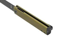 Fox Knives Chnops, FX-543 ALG, Green Aluminum, Black Becut Navaja, Diseño Riccardo Gobbato -Viper Ventas FOFX 543ALG 04 foxknives