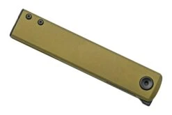 Fox Knives Chnops, FX-543 ALG, Green Aluminum, Black Becut Navaja, Diseño Riccardo Gobbato -Viper Ventas FOFX 543ALG 06 foxknives