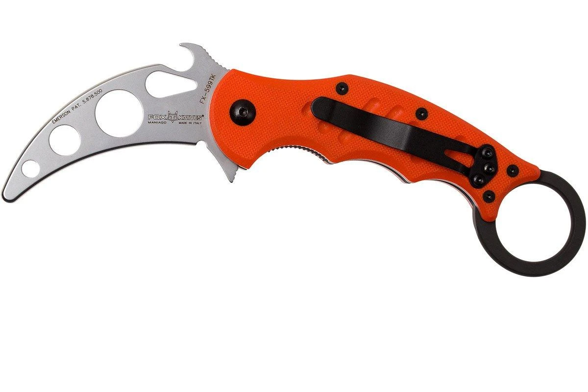 Fox FKMD Folding Training Karambit FX-599 TK Navaja-dummy 3 Fox FKMD Folding Training Karambit FX-599 TK Navaja-dummy