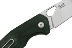 GiantMouse ACE Nimbus V3 Double Black Canvas Micarta, Tumbled Magnacut, Navaja -Viper Ventas GM NIMBUS V3 DB 05 giantmouse