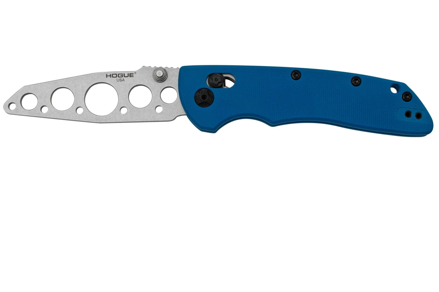 Hogue Deka Trainer 24269, Tumble Blue Peel Ply G10, Cuchillo De Entrenamiento 3 Hogue Deka Trainer 24269, Tumble Blue Peel Ply G10, Cuchillo De Entrenamiento