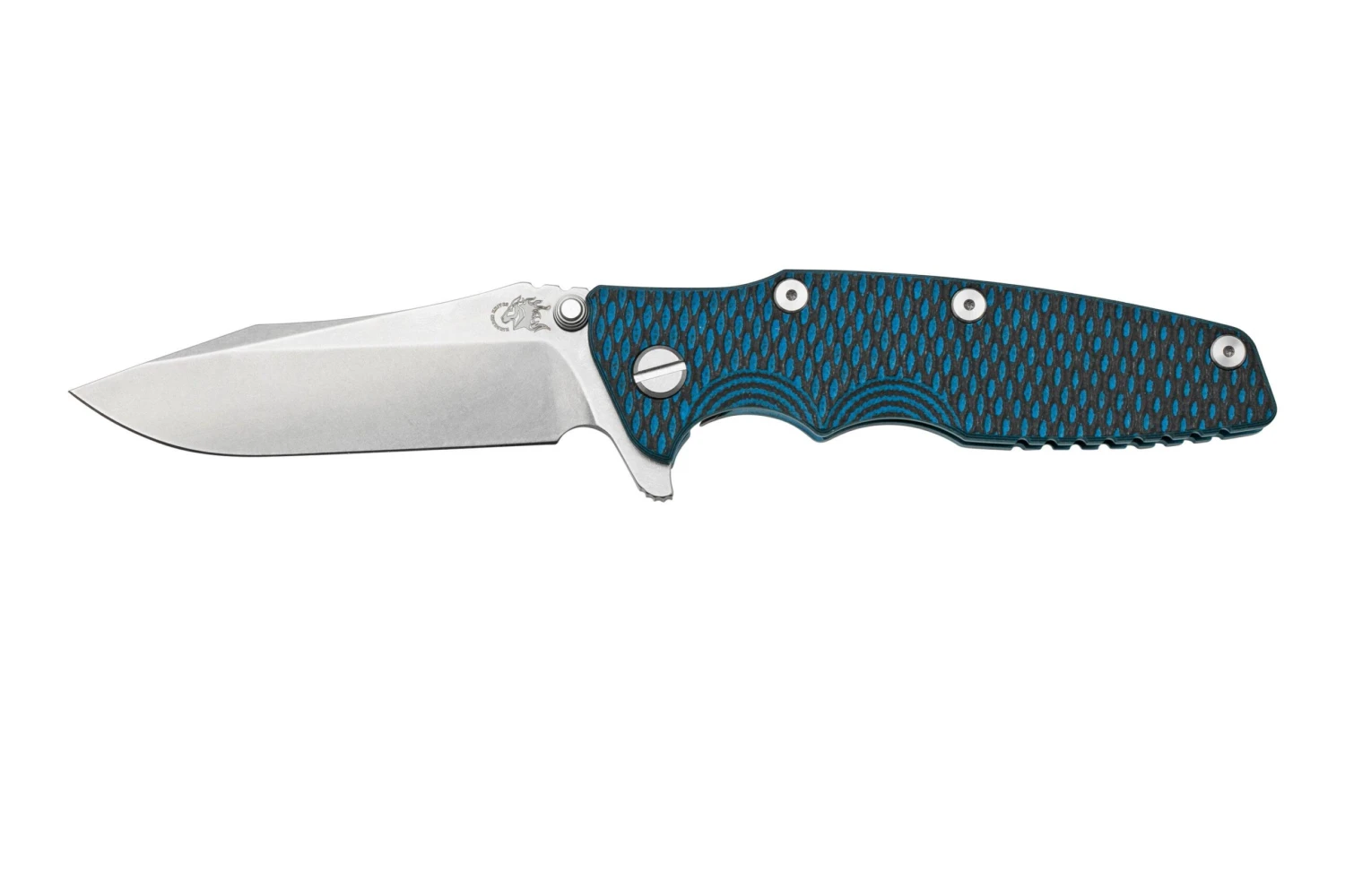 Rick Hinderer Eklipse 3.5” Spearpoint S45VN, Stonewash Blue, Blue Black G10, Navaja 3 Rick Hinderer Eklipse 3.5” Spearpoint S45VN, Stonewash Blue, Blue Black G10, Navaja