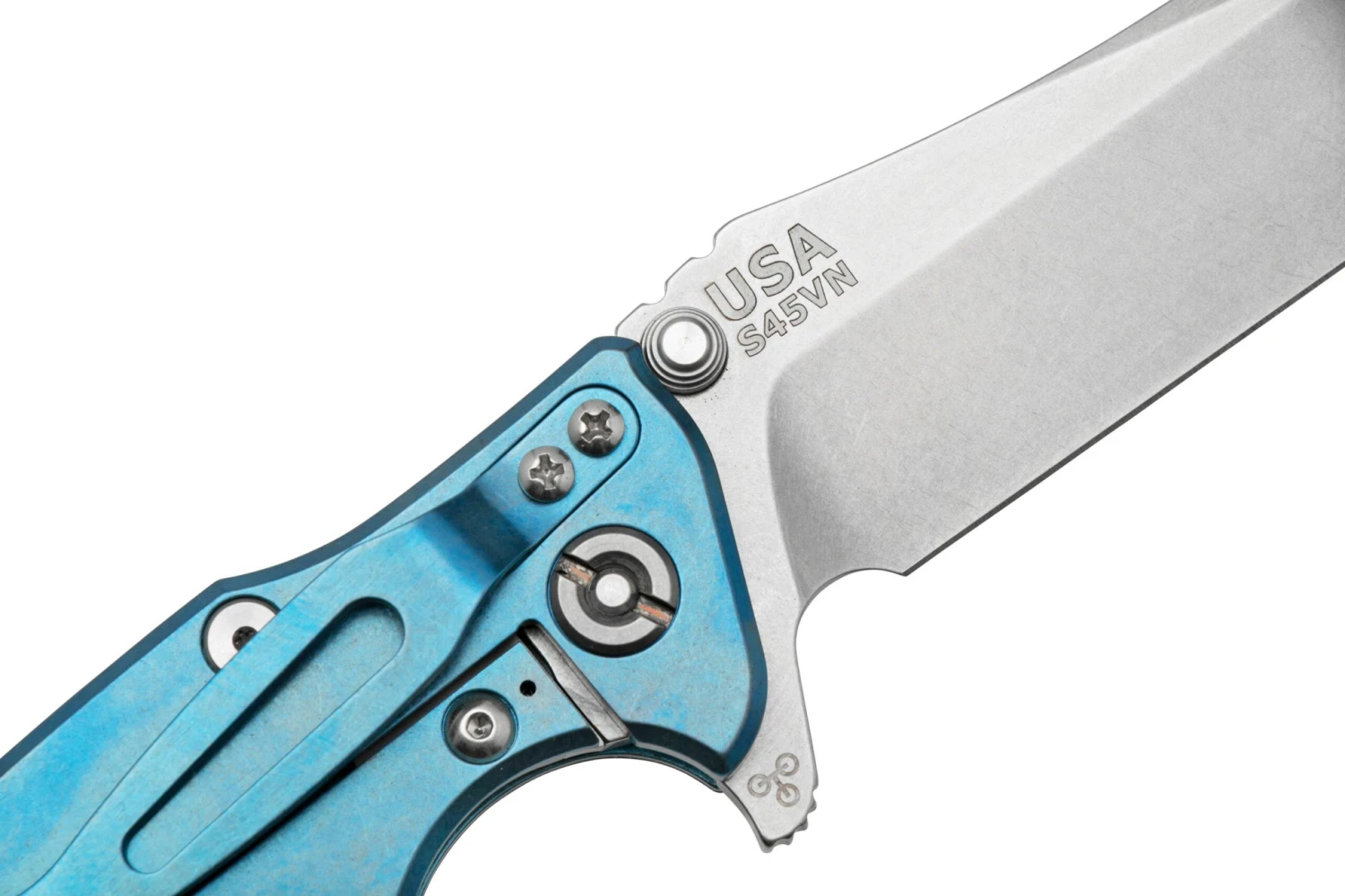 Rick Hinderer Eklipse 3.5” Spearpoint S45VN, Stonewash Blue, Blue Black G10, Navaja 7 Rick Hinderer Eklipse 3.5” Spearpoint S45VN, Stonewash Blue, Blue Black G10, Navaja - Imagen 5
