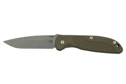 Rick Hinderer FireTac Spanto Acid Stonewash, Battle Bronze OD Green G10, Navaja