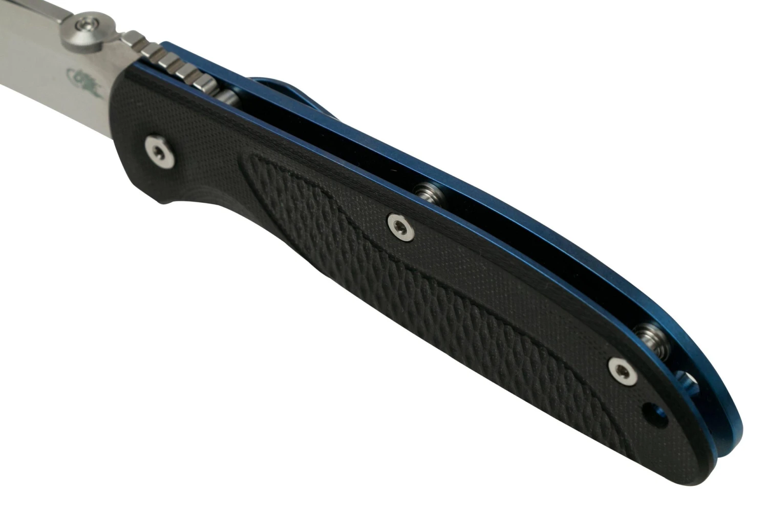 Rick Hinderer FireTac Spanto Stonewash, Blue Black G10, Navaja 9 Rick Hinderer FireTac Spanto Stonewash, Blue Black G10, Navaja - Imagen 7