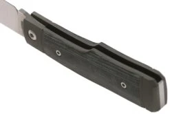 Jack Wolf Sharpshooter Jack, Black Canvas Micarta SHSH-MBK Navaja Slipjoint -Viper Ventas JW SHSH MBK 06 jackwolf