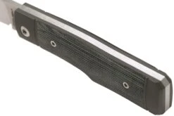 Jack Wolf Sharpshooter Jack, Black Canvas Micarta SHSH-MBK Navaja Slipjoint -Viper Ventas JW SHSH MBK 08 jackwolf