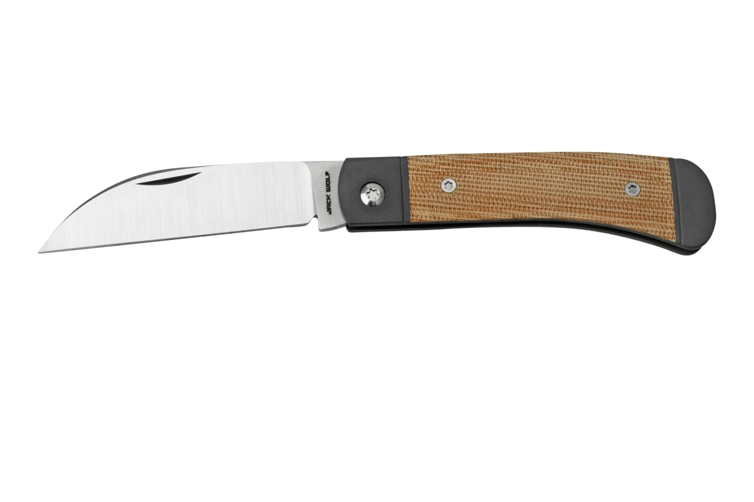 Jack Wolf Venom Jack VEN-01-NAT Canvas Micarta Natural, Navaja Slipjoint 3 Jack Wolf Venom Jack VEN-01-NAT Canvas Micarta Natural, Navaja Slipjoint