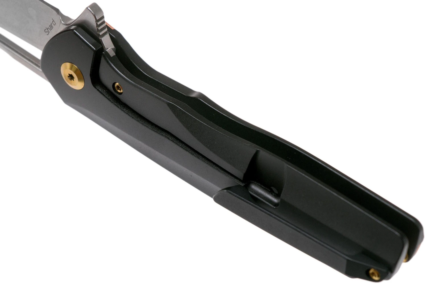 Kansept Shard K1006A7 Black Titanium, Copper Inlay Navaja, Kim Ning Design 7 Kansept Shard K1006A7 Black Titanium, Copper Inlay Navaja, Kim Ning Design - Imagen 5