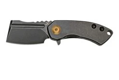 Kansept Mini Korvid K3030A6 Blackwashed CPM-S35VN, Black Titanium Navaja, Diseño Justin Koch