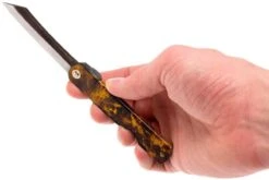 Higonokami Navaja 7,4 Cm KT-HIGO-SPE2, SK-acero Al Carbono, Carey -Viper Ventas KT HIGO SPE2 08 higonokami kt higo spe2 08