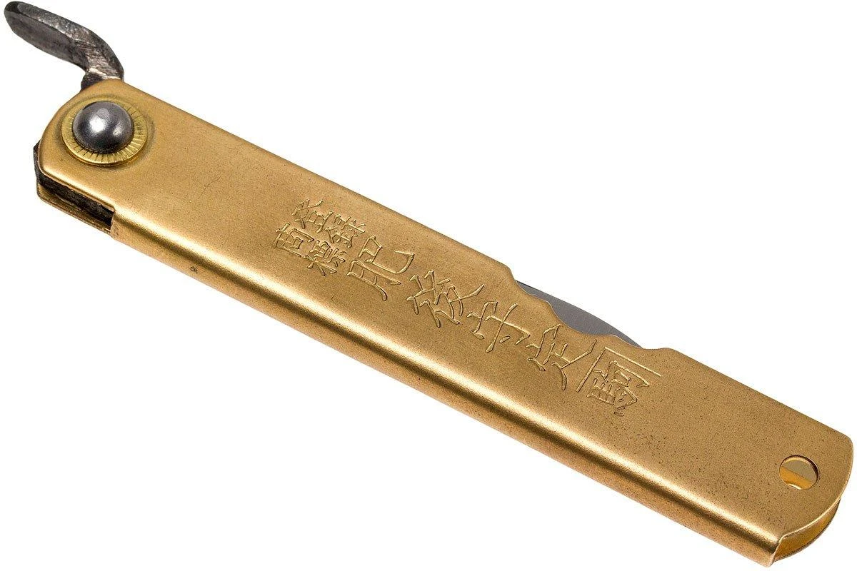 Higonokami Navaja 7,7 Cm HIGO12BR, White Paper Steel 6 Higonokami Navaja 7,7 Cm HIGO12BR, White Paper Steel - Imagen 4