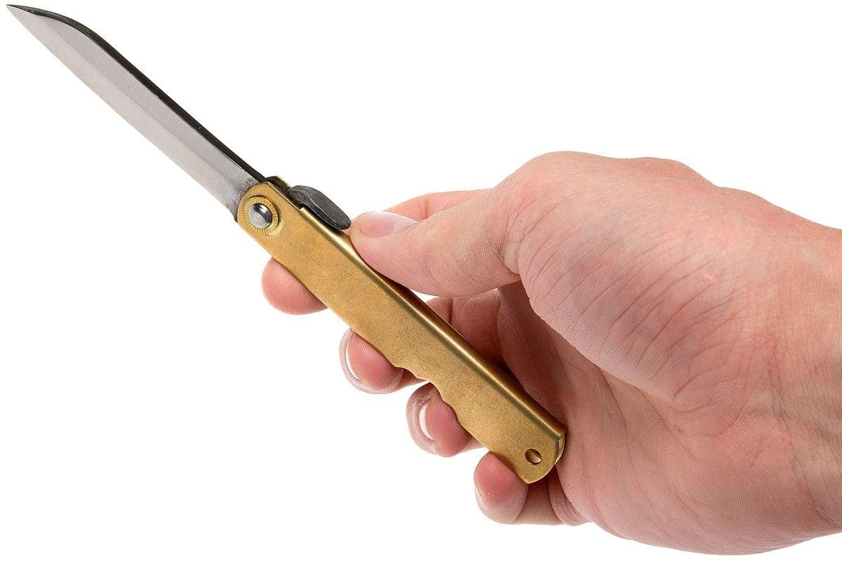 Higonokami Navaja 7,7 Cm HIGO12BR, White Paper Steel 9 Higonokami Navaja 7,7 Cm HIGO12BR, White Paper Steel - Imagen 7