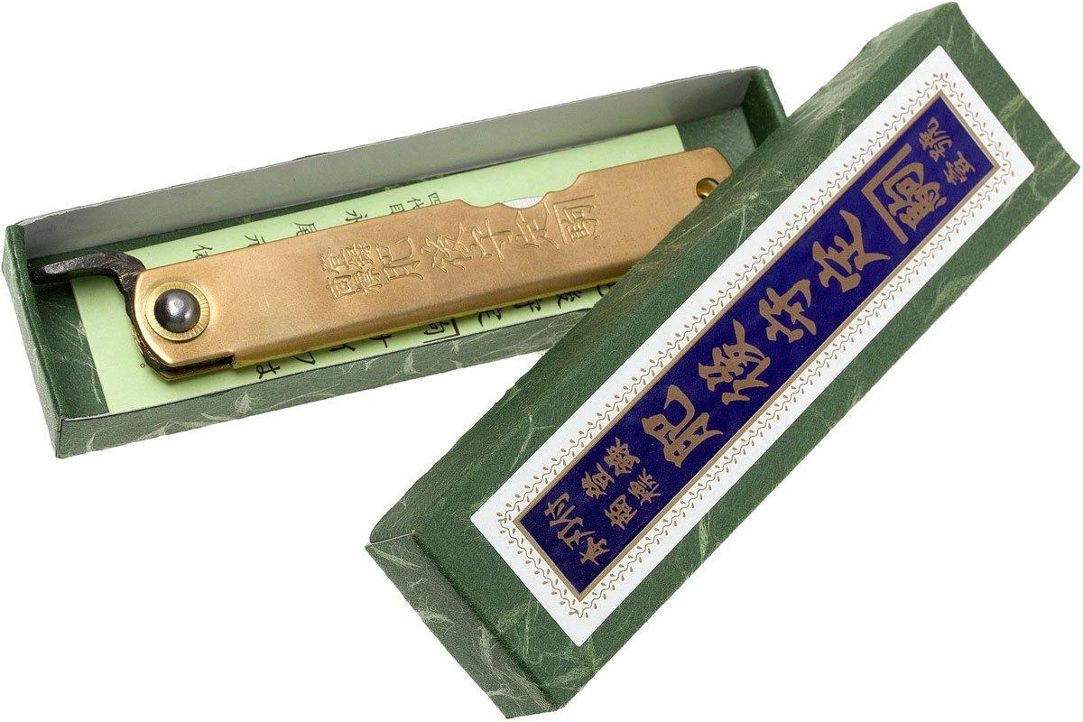 Higonokami Navaja 7,7 Cm HIGO12BR, White Paper Steel 10 Higonokami Navaja 7,7 Cm HIGO12BR, White Paper Steel - Imagen 8