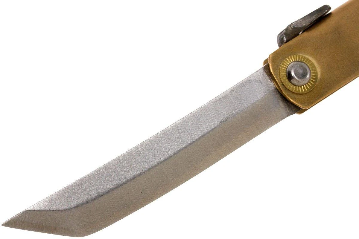 Higonokami Navaja 7,7 Cm HIGO12BR, White Paper Steel, Tanto 5 Higonokami Navaja 7,7 Cm HIGO12BR, White Paper Steel, Tanto - Imagen 3