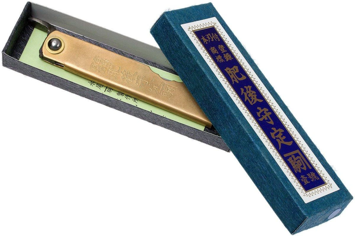 Higonokami Navaja 7,7 Cm HIGO12BR, White Paper Steel, Tanto 10 Higonokami Navaja 7,7 Cm HIGO12BR, White Paper Steel, Tanto - Imagen 8