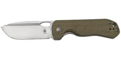 Kizer Bugai V3627C1 Green Micarta, Stonewash, Navaja, Diseño De D.Antimonov