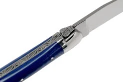 Forge Laguiole 1211INTCBLEB 11cm, Azul Micarta, Navaja Laguiole -Viper Ventas LA1211INTCBLEB 06 forge de laguiole