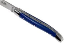 Forge Laguiole 1211INTCBLEB 11cm, Azul Micarta, Navaja Laguiole -Viper Ventas LA1211INTCBLEB 07 forge de laguiole