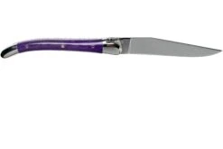 Forge Laguiole 129INTCVIOBRI 9cm, Violet Micarta, Navaja Laguiole -Viper Ventas LA129INTCVIOBRI 02 forge de laguiole
