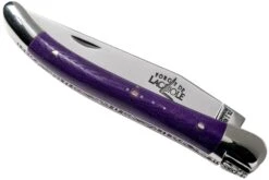 Forge Laguiole 129INTCVIOBRI 9cm, Violet Micarta, Navaja Laguiole -Viper Ventas LA129INTCVIOBRI 04 forge de laguiole
